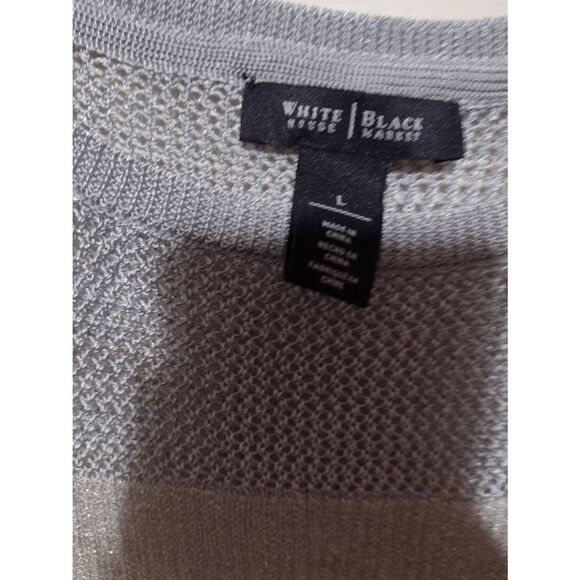 WHBM White House Black Market Size L Wool Blend Knit Sweater - Picture 2 of 4